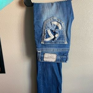 27XL slim boot big star jeans.